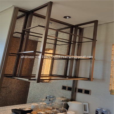 Custom 304 316 Stainless Steel Cloth Display Stands Women Clothes Display Racks Metal Retail Boutique Gold Clothing Rack supplier