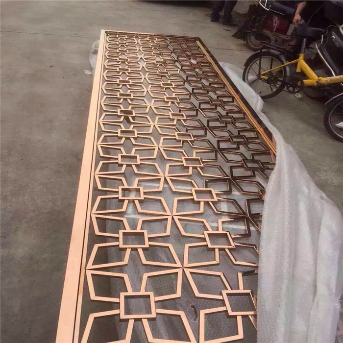 stainless steel sheet metal fabrication laser cut screen room divider ...