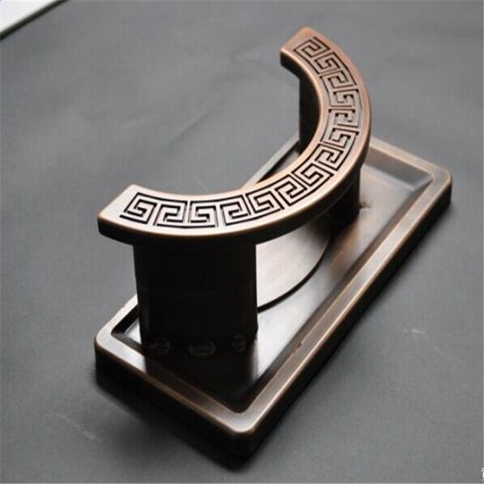 metal handle with copper plating finish,door handle of stainless steel ...