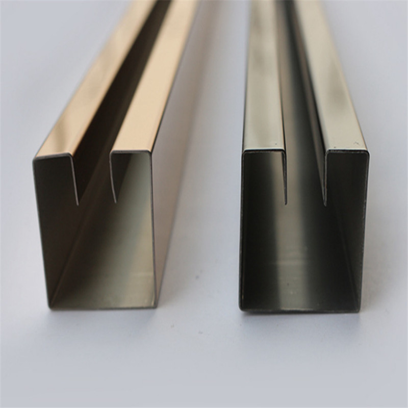 Mirror Finish Gold Stainless Steel Trim Edge Trim Molding 201 304 316 ...