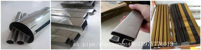 stainless steel single slot tube sus 201 304 pipes China supplier