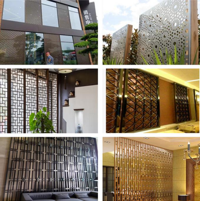 luxury stainless steel Screens & Room Dividers Type for Commercial Home Decor