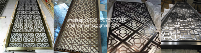 Black Stainless Steel Perforated  Panels Stair  For Railing/Balustrade/Balcony