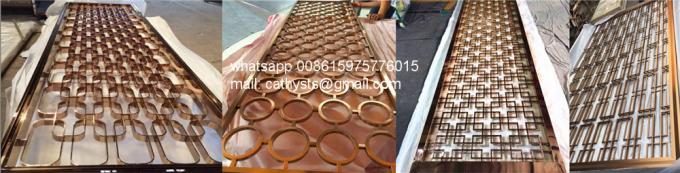 Black Stainless Steel Perforated  Panels Stair  For Railing/Balustrade/Balcony