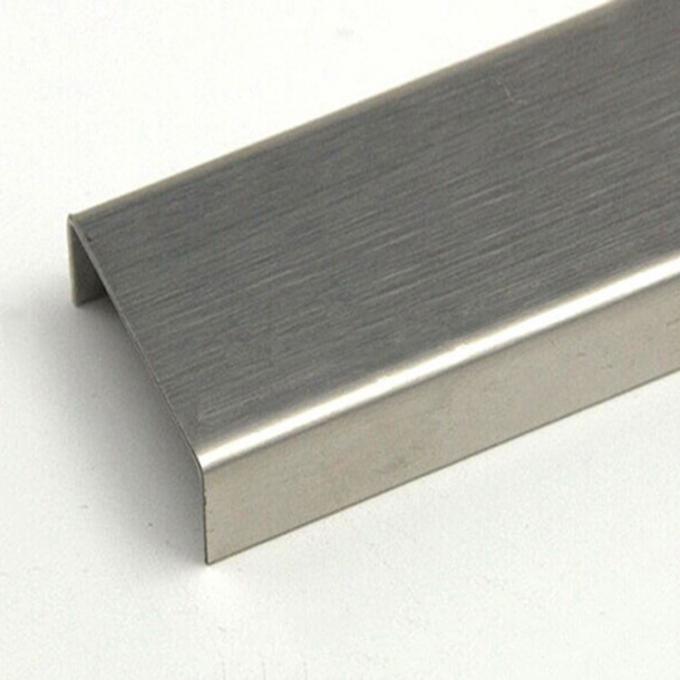 stainless steel decorative trim square edge tile trim U shape strip