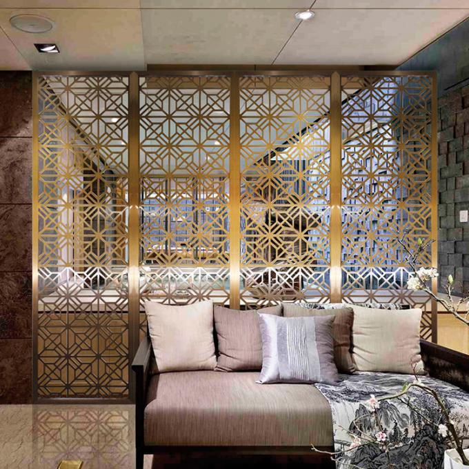 Gold Stainless Steel Partition For Facade/Wall Cladding/ Curtain Wall