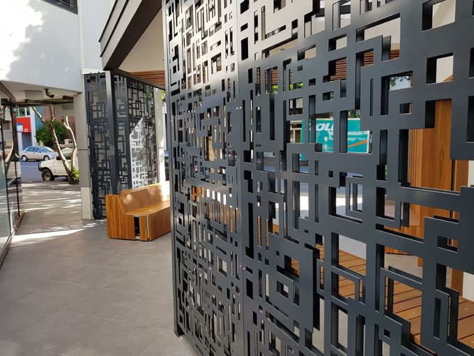 Metallic Color Aluminum Partition For Hotels/Villa/Lobby Interior Decoration